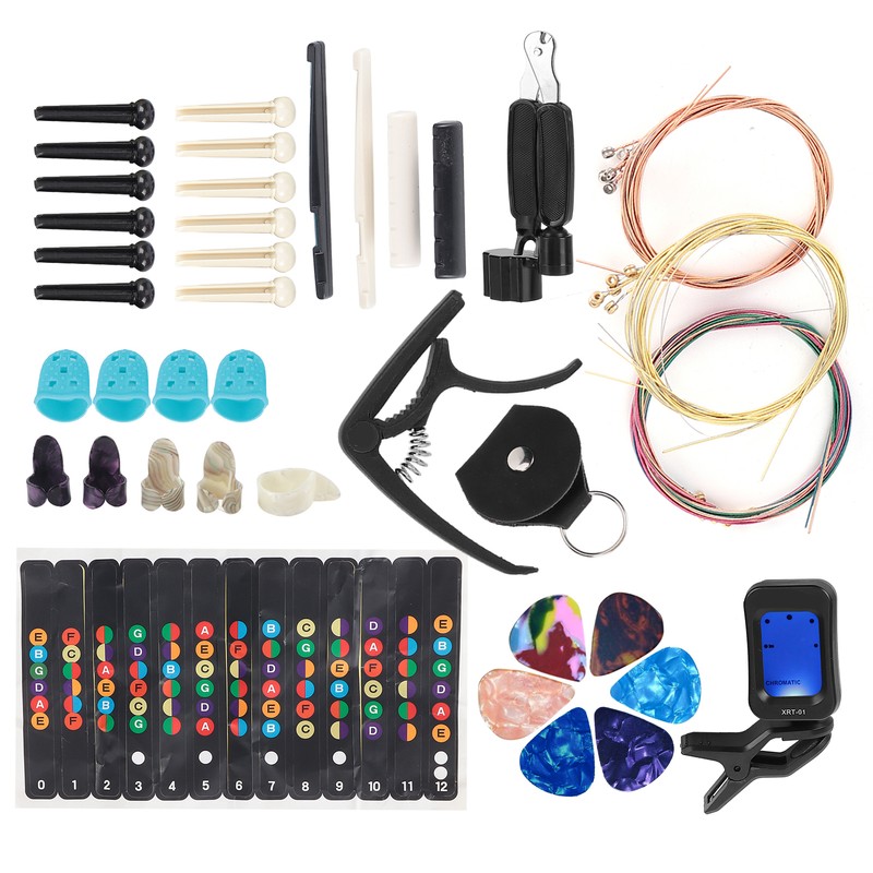 Guitar String Replacement Kit Accessory Set Changing Tool Pack Pick