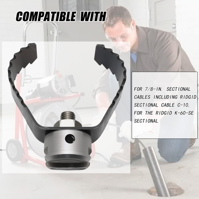 3-Inch T-150-1 3"Root Cutter Compatible with the RIDGID K-60-SE Sectional