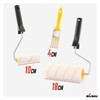 BILBAU Paint Roller Set with Paint Tray and Brush for