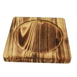 Square Wood Underliner/Trivet for Cast Iron/Hot Dish Sunrise Kitchen Supply (7" x 7") - Pack of 2