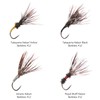 BASSDASH Trout Fly Fishing Flies Tenkara Wet Dry Flies Nymphs