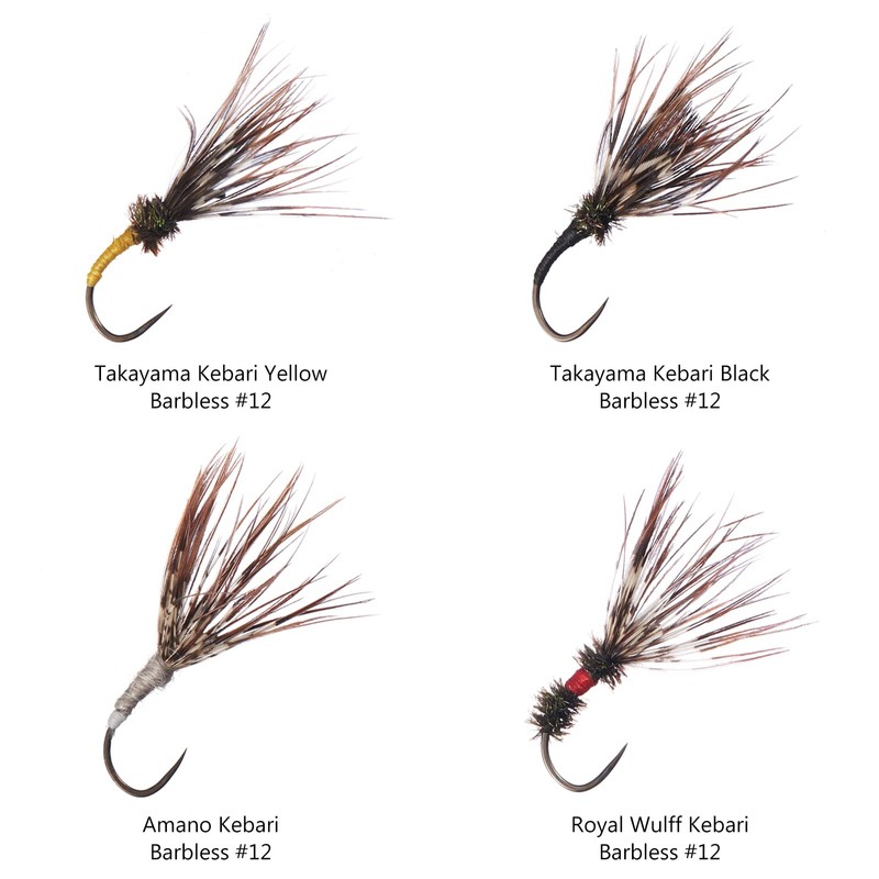 BASSDASH Trout Fly Fishing Flies Tenkara Wet Dry Flies Nymphs