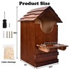 Large Owl House, 15'' x 10'' x 7'' Wooden Screech