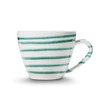 GMUNDNER KERAMIK Gourmet Coffee Cup Capacity 0.2 Litres Green Flamed