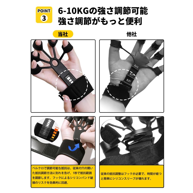 PROIRON Finger Trainer - Black