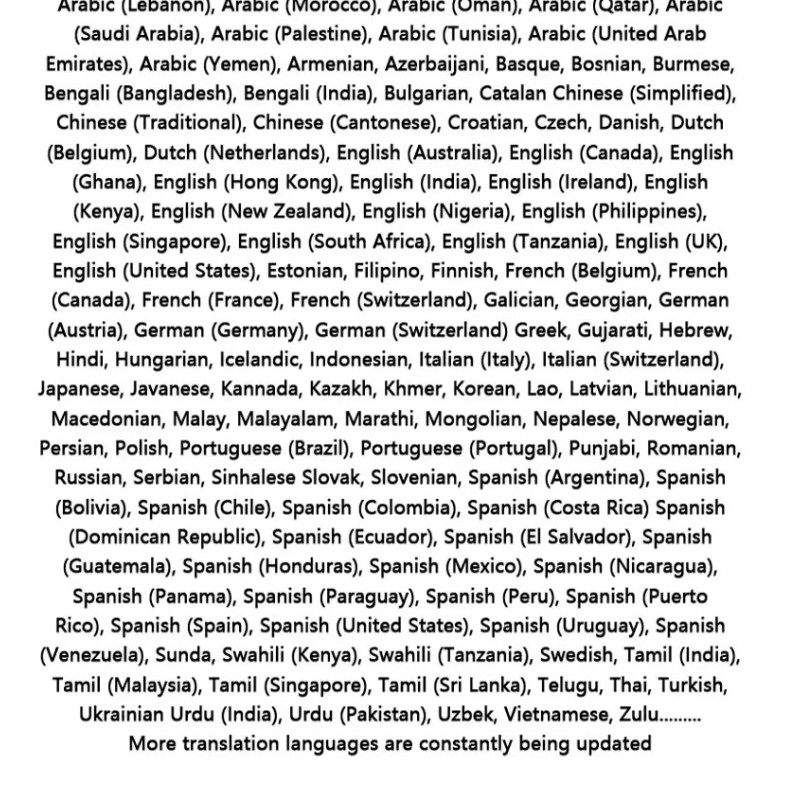 Zidoxing AI Smart Voice Translation Real Time Earbuds 3-in-1 *[144+