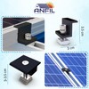 ANFIL Solar Bracket Metal Roof Mounting Set, 12 cm Rails