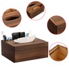 Sumnacon Wood Rectangular Tissue Box Cover - Multifunctional Tissue Holder