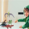Playlearn Glow In Dark UV Dinosaur Set, Charge in the