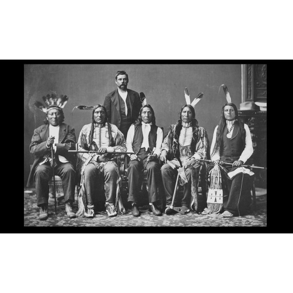 Chief Red Cloud, American Horse PHOTO Native Americans Dakota Delegation