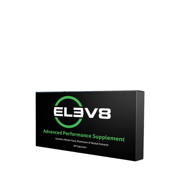 ELEV8 Dietary Supplement BEpic Energy Pill with Cordyceps, Chaga, Gano, Rhodiola Rose and More 30 Capsules