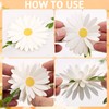 3D Daisy Flower Garland (2PCS) Flower Banner Wildflower Party Decorations