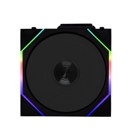 Lian Li UNI Fan TL - Wireless 120 - Triple Pack - 2.4 GHz Wireless Signal for RGB & Fan Control - Daisy Chain & Infinity Mirror Design - Controller Included and Required - Black (12TL1W3B)