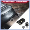 PARSLUCK Motorcycle Seat Bolt Screw with Knob Cover Nut for