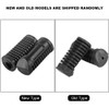 TKSE Motorcycle Footrests, Rubber Plate Front Footrest Rubber Pad Grip