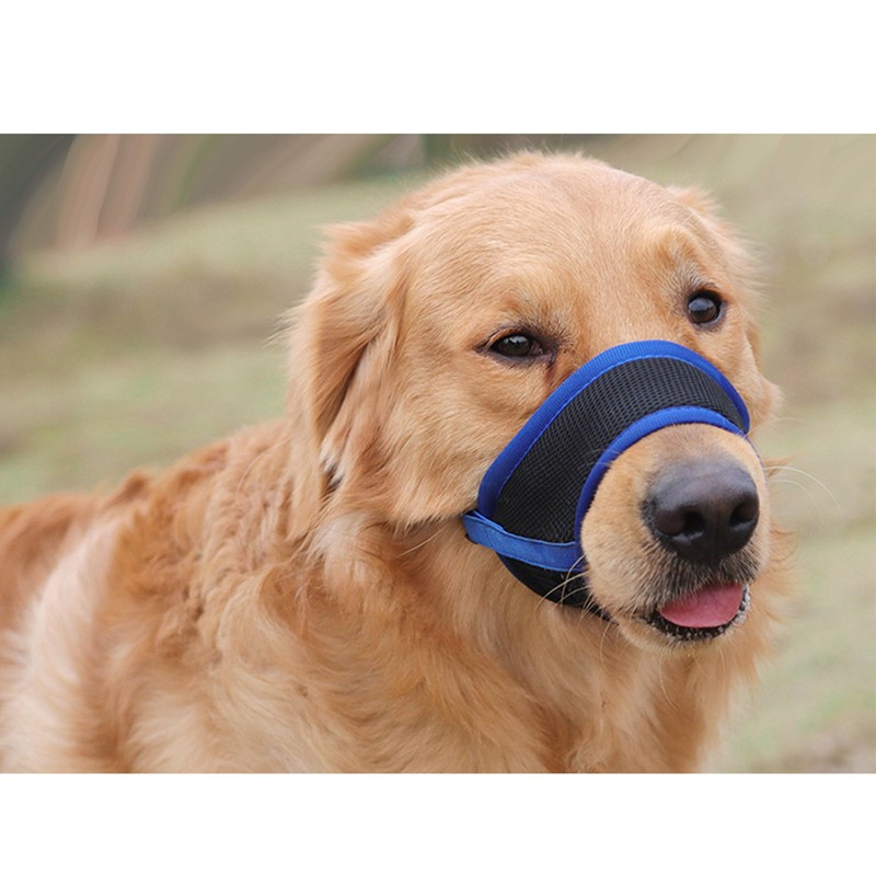 Dog Muzzle,Soft Mesh Dog Muzzles Dogs, Breathable Adjustable Loop Pets
