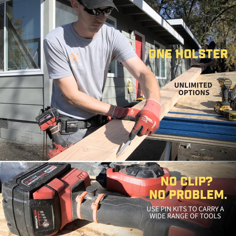 PinPal Pro | Universal Tool Holster - Gravity Locking Clip-On