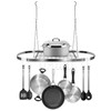 Sorbus® Pot and Pan Rack for Ceiling with Hooks —