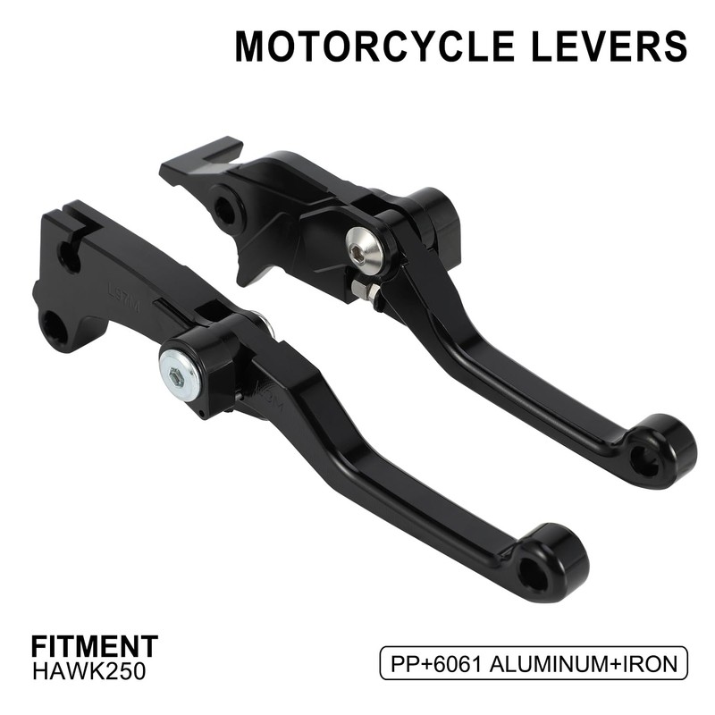 BAOUFF Clutch Brake Levers for Hawk 250,CNC Motorcycle Billet Pivot