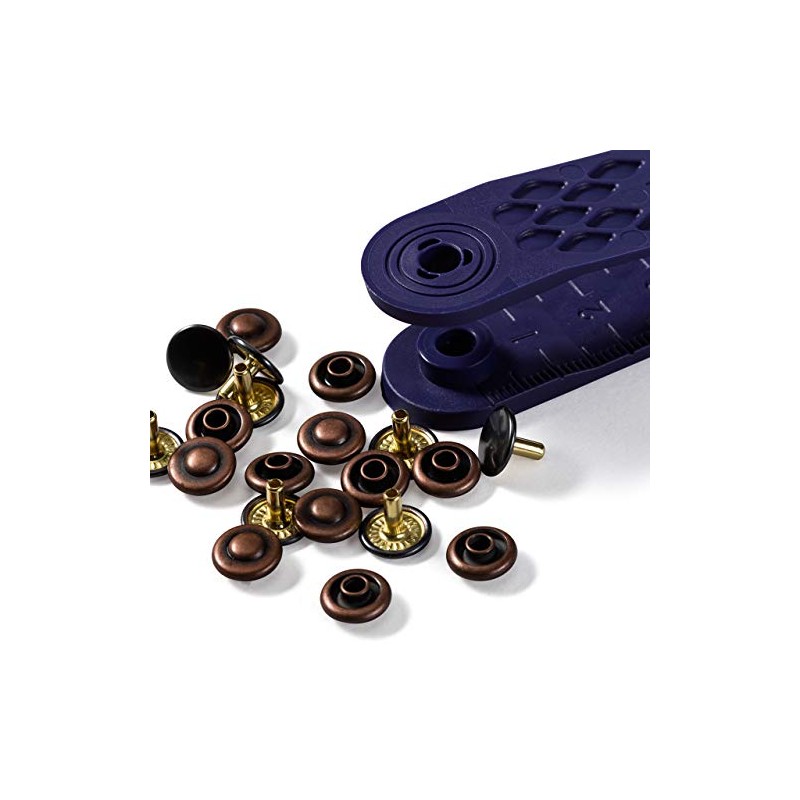 Prym Rivets Brass Antique Copper/Black Oxidized 9 mm