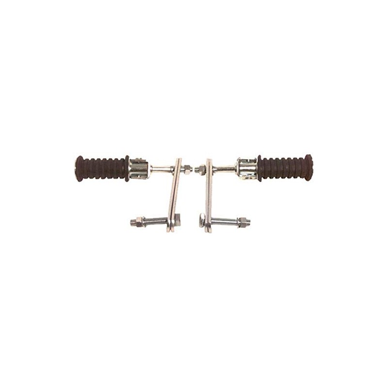 Emgo FOOT PEGS PASSENGER CLAMP ON FOLDING