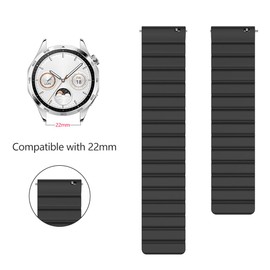 FiiMoo Replacement Strap Compatible with Garmin Venu 3/Garmin Venu 2/Forerunner 265/Forerunner 255 Wristband, 22 mm Magnetic Watch Strap, Adjustable, Replacement Magnetic Bands for Garmin Vivoactive 4