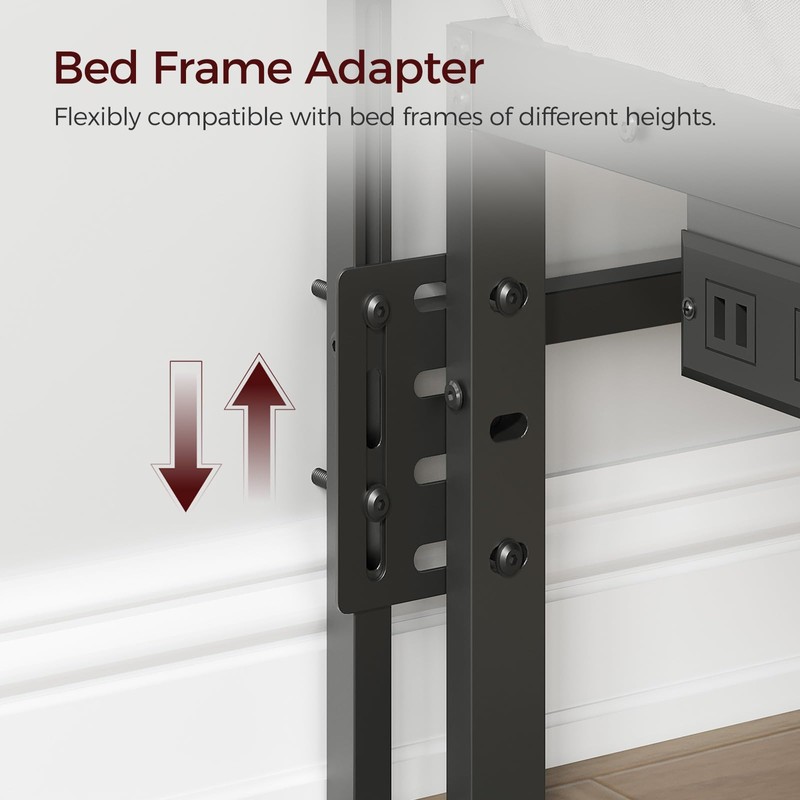 MAHANCRIS Full Size Headboard Only, Metal Headboard with Adapters, Minimalist