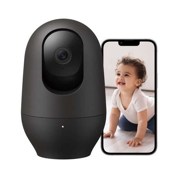 nooie 2K Baby Monitor, Baby Camera Monitor with Phone App,