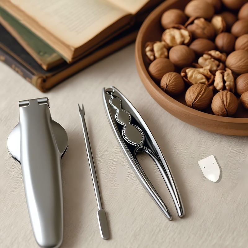 MmmLucipor Nutcracker Chestnut Clip, High-Quality Nut Cracker, Multifunctional Chestnut Tongs,