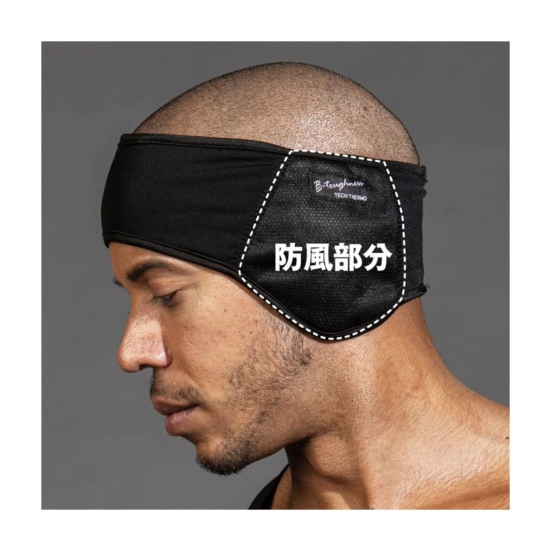 Otafuku Gloves JW-127 Winter Ear Warmers [Heat/Windproof] Black Free