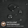 iBirdie Fire Pit Cover Round 44 inch Outdoor Waterproof and