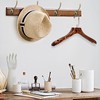 IBosins 32 Pack Antique Brass Coat Hooks Wall Mounted with