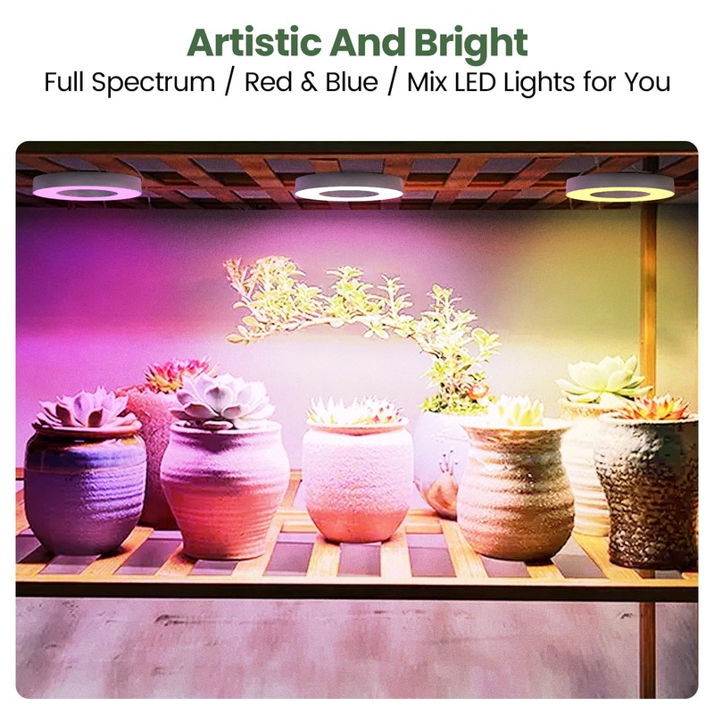 Mosthink Ceiling Grow Lights for Indoor Plants, 96 LEDs Plant