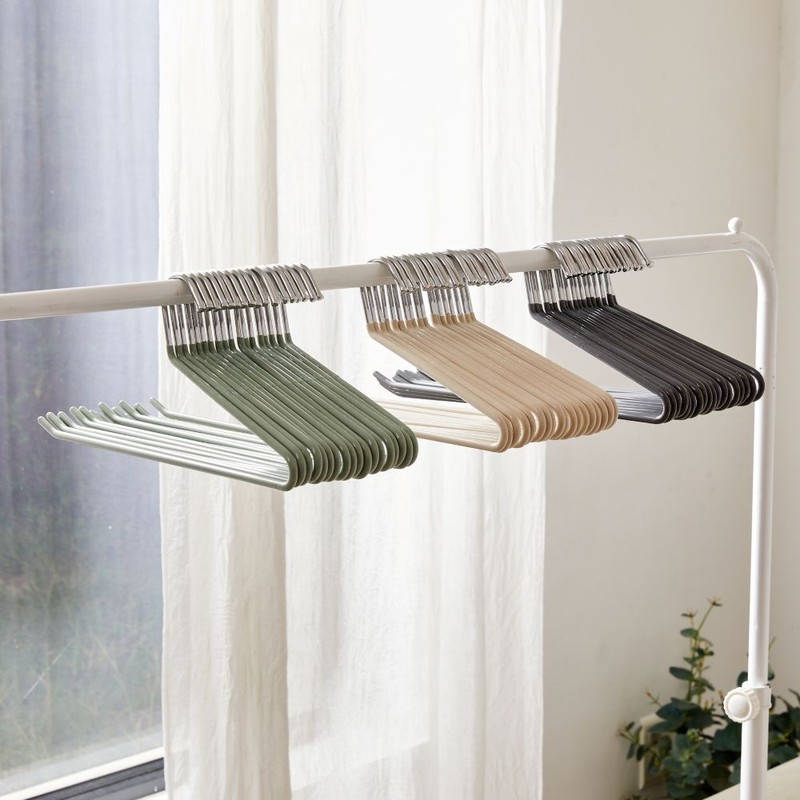 모던하우스 ON Non-Slip Space-Saving Pants Hangers 18P Set Gray