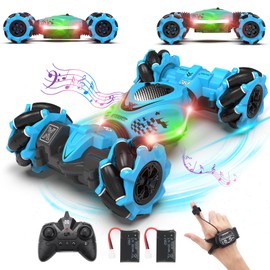 Pristar Remote Controlled Car from 6 7 8 9 10 11 12 Years Car with Hand Control RC Twist Stunt Car 360° Handheld Stunt Car 4WD RC Car Drift Gift Toy 6 8 10 12 Years for Children Girls