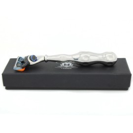 Haryali London Men Stainless Steel Handle 5 Blades Safety Razor Shaving Cartridge Razors Shaver