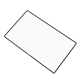 LABRIMP 1 Set Portable Folding Projector Screen Cloth Easy Setup for Home Theater Office Classroom Use Lightweight Convenient Storage