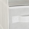 Relaxdays Fabric Hanging Shelf, Hanging Storage, 6 Compartments, 2 Drawers,