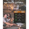 Svater Outdoor String Lights LED 25 FT, Patio Globe Lights