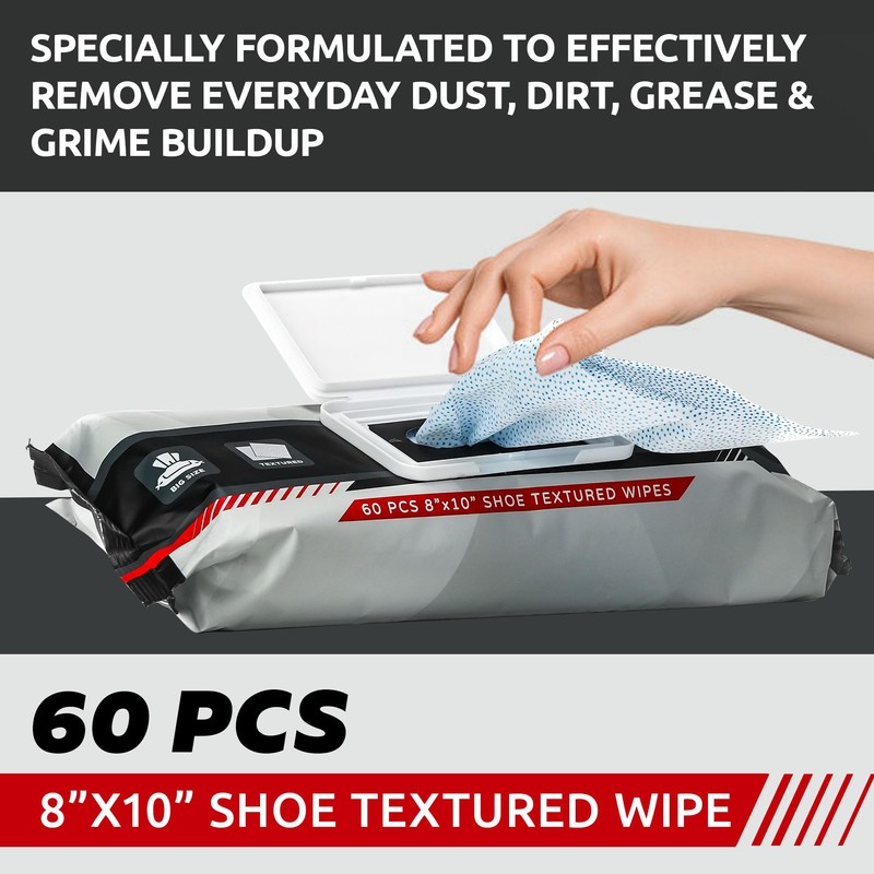 Venture Wipes | 60 Shoe Wipes to Remove Dirt, Grime