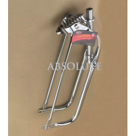 F&R Cruiser Bike SPRINGER FORK Vintage Schwinn Chopper Bicycle 26" Wheel 1" Headset. - Chrome, No Headset Or Spacers