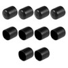 sourcing map 10pcs Rubber End Caps 16mm ID Vinyl Round