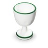 GMUNDNER KERAMIK Egg Cup Smooth Diameter 4.9 cm Green Deer