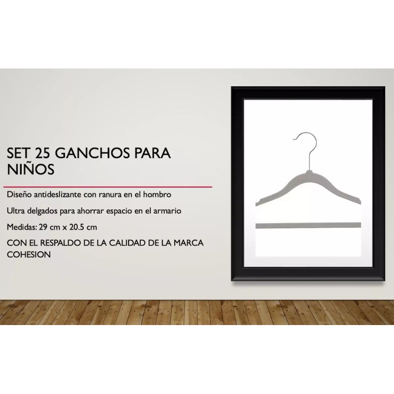 Cohesion Products Ganchos Cohesion Products 661715 Gris Antideslizante
