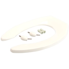 Bemis 1955CT Elongated Toilet Seat, White Finish