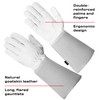 NoCry Leather Gardening Gloves for Men and Women - Thorn