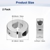 M METERXITY 2-Pack Single Split Shaft Collar 16mm Bore Aluminum