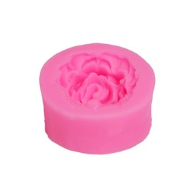 Vctitil 3D Flower Silicone Mold Candle Mold Embossed Rose Flower Soap Making Tools Resin Mold for Soap,Fondant,Chocolate,Candy