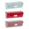 3x Lipstick Case Verde Grisáceo Y Marrón Y Rojo