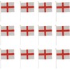 5Pcs St George Hand Flags England Hand Waving Fabric Mini